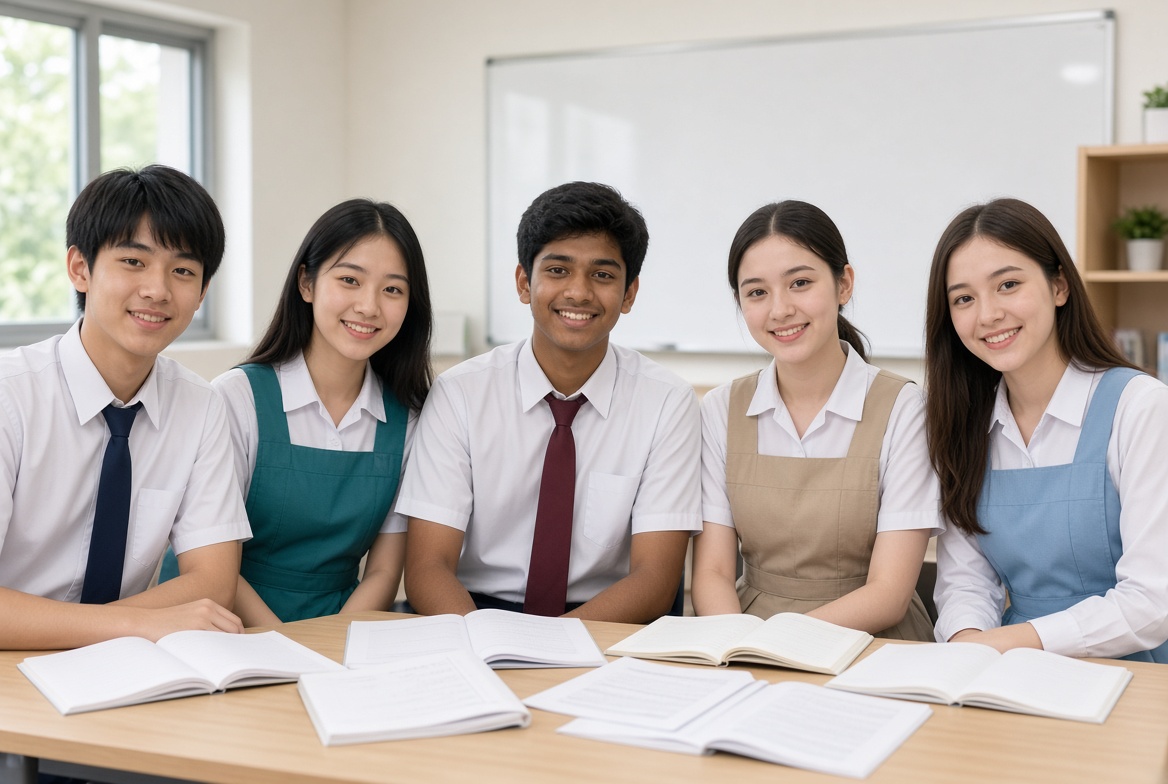 Secondary students from different schools